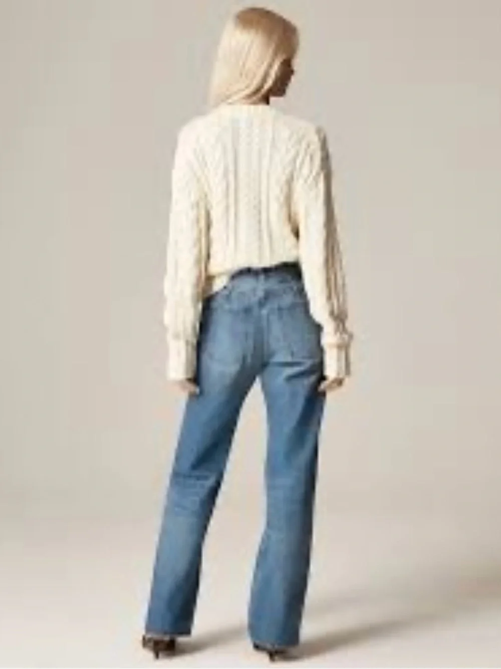 J. Crew Mid-rise relaxed straight jean with suede stripe Size 32 CN374